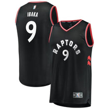 Load image into Gallery viewer, 9-Serge Ibaka Toronto Raptors Jersey Black - Statement Edition