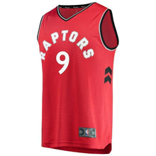 Load image into Gallery viewer, 9-Serge Ibaka Toronto Raptors  Jersey Red - Icon Edition