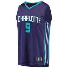Load image into Gallery viewer, 9-Tony Parker Charlotte Hornets Jersey - Statement Edition - Purple