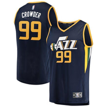Load image into Gallery viewer, 99-Jae Crowder Utah Jazz  Player Jersey Navy- Icon Edition