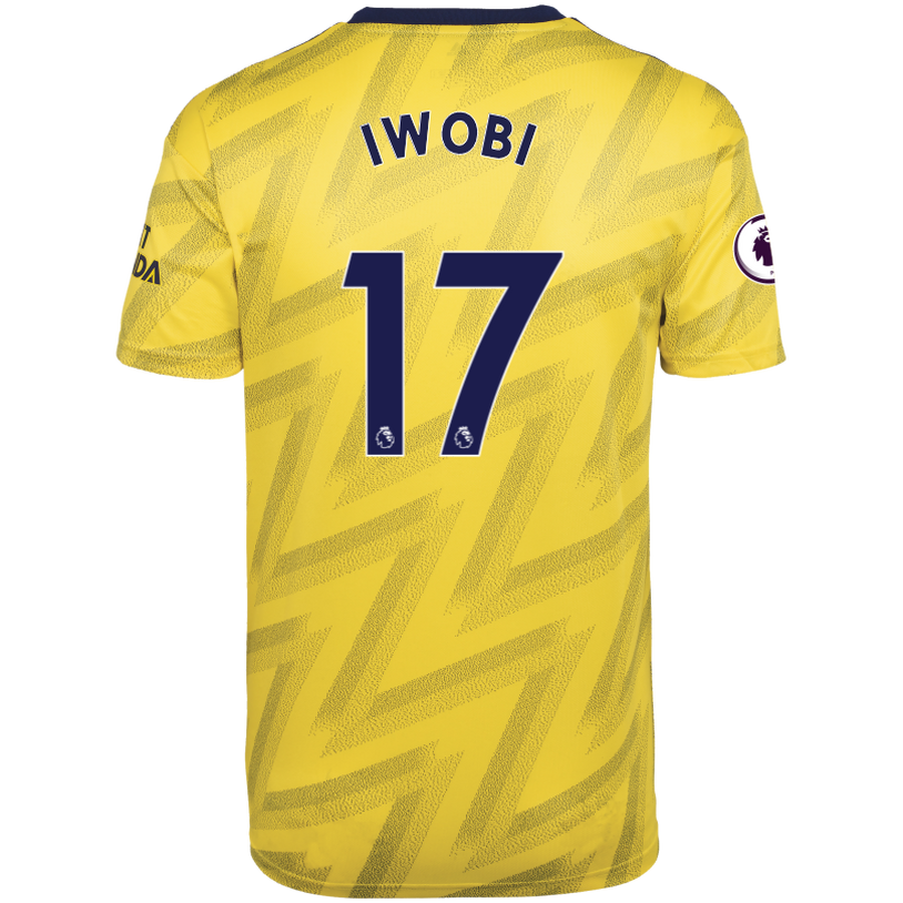Alex Iwobi 17 Arsenal 2019-20 Away Jersey