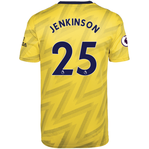 Carl Jenkinson 25 Arsenal 2019-20 Away Jersey