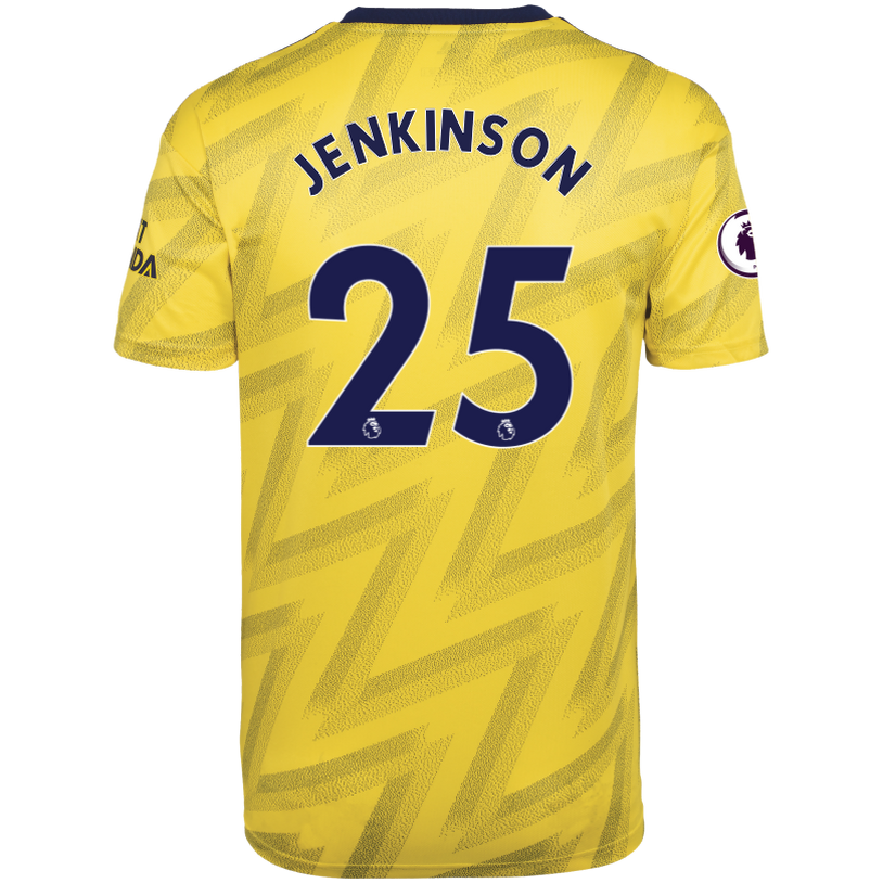 Carl Jenkinson 25 Arsenal 2019-20 Away Jersey