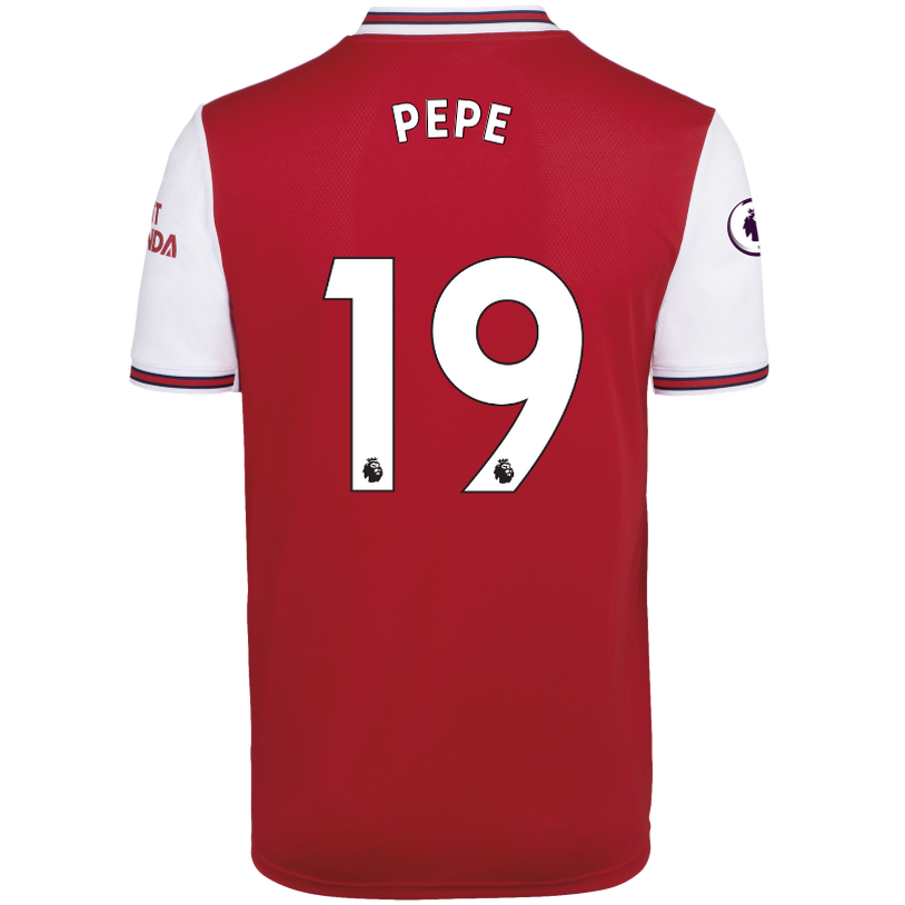 19-NICOLAS PEPE Arsenal 2019-20 Home Jersey