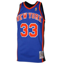 Load image into Gallery viewer, Patrick Ewing New York Knicks 1996-1997 Hardwood Classics Throwback  - Royal Blue