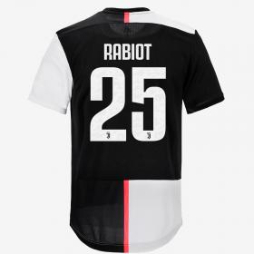 Adrien Rabiot #25 Juventus 2019/20 Home Player Jersey
