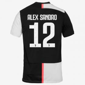 Alex Sandro #12 Juventus 2019/20 Home Player Jersey