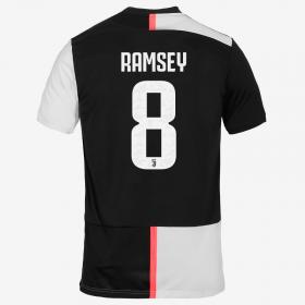 Aaron Ramsey #8 Juventus 2019/20 Home Player Jersey