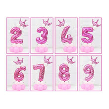 Load image into Gallery viewer, Aluminum Foil Balloon Decoration Number 3 Mylar Balloons Birthday Wedding Party Decor