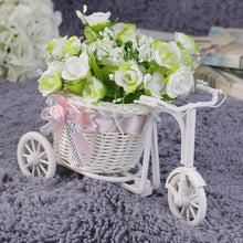 Load image into Gallery viewer, BowKnot Rattan Tricycle Bike  Basket Party Wedding Decor Gift Home Decor