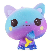 Load image into Gallery viewer, New Galaxy Ice Cream Cat Kitty Squishy Slow Rising Cute
