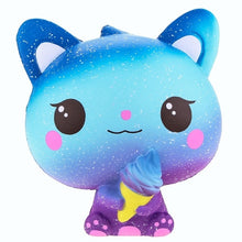 Load image into Gallery viewer, New Galaxy Ice Cream Cat Kitty Squishy Slow Rising Cute