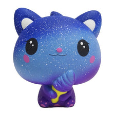 Load image into Gallery viewer, New Galaxy Ice Cream Cat Kitty Squishy Slow Rising Cute
