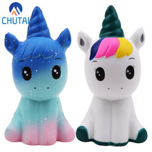 Load image into Gallery viewer, Jumbo Kawaii Colorful Galaxy Unicorn Squishy Doll