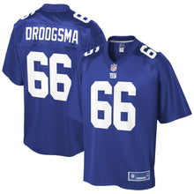 Load image into Gallery viewer, Austin Droogsma New York Giants NFL Pro Line Team Player Jersey – Royal