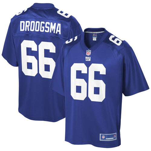 Austin Droogsma New York Giants NFL Pro Line Team Player Jersey – Royal