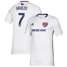 Load image into Gallery viewer, Carlos Gruezo FC Dallas 2019 Secondary Player Jersey – White