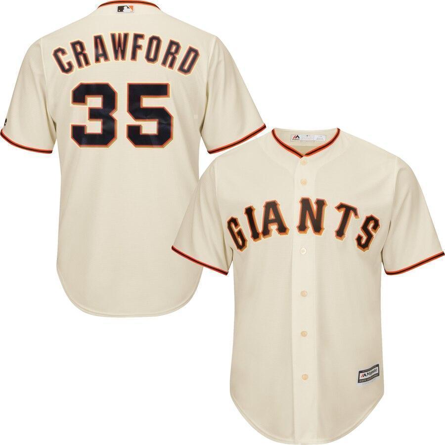 Brandon Crawford San Francisco Giants Majestic Alternate 2017 Cool Base Player Jersey