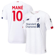 Load image into Gallery viewer, Sadio Mané Liverpool New Balance 2019/20 Away Player Jersey – White