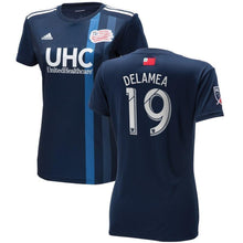 Load image into Gallery viewer, Antonio Delamea Mlinar New England Revolution  Women&#39;s 2018 Primary Player Jersey – Navy