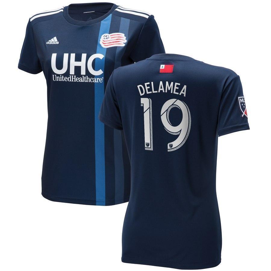 Antonio Delamea Mlinar New England Revolution  Women's 2018 Primary Player Jersey – Navy