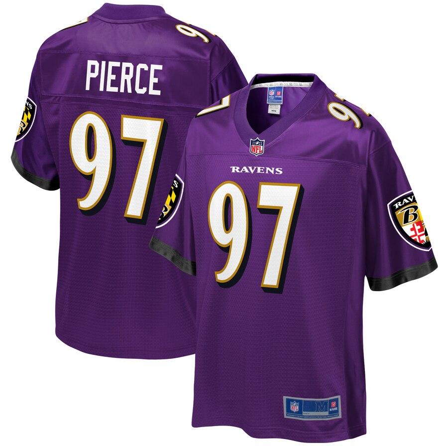 Michael Pierce Baltimore Ravens NFL Pro Line Team Color Player Jersey - Purple
