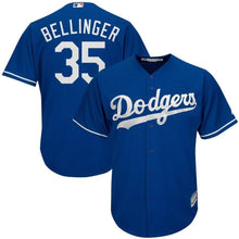 Load image into Gallery viewer, Cody Bellinger Los Angeles Dodgers Majestic Cool Base Player Jersey - Royal/Gray