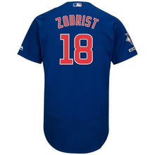 Load image into Gallery viewer, Ben Zobrist Chicago Cubs Majestic Road Flex Base Collection Player Jersey – Gray/White