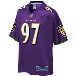 Michael Pierce Baltimore Ravens NFL Pro Line Team Color Player Jersey - Purple