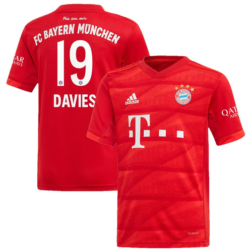 Alphonso Davies Bayern Munich 2019/20 Home Player Jersey – Red