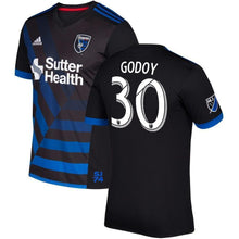 Load image into Gallery viewer, Anibal Godoy San Jose Earthquakes  2017/18 Primary Jersey - Black