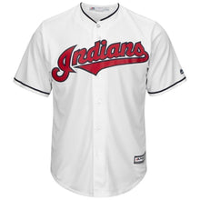 Load image into Gallery viewer, Bradley Zimmer Cleveland Indians Majestic Home Cool Base Jersey - White