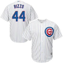 Load image into Gallery viewer, Anthony Rizzo Chicago Cubs Majestic Cool Base Player Jersey - White/Royal