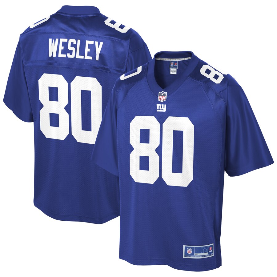 Alex Wesley New York Giants NFL Pro Line Team Player Jersey – Royal