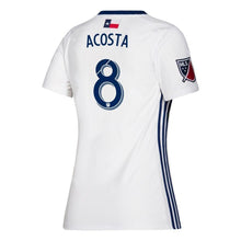 Load image into Gallery viewer, Bryan Acosta FC Dallas Women&#39;s 2019 Secondary Player Jersey – White