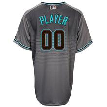 Load image into Gallery viewer, Arizona Diamondbacks Majestic 2017 Cool Base Custom Jersey - Gray/Teal/Crimson