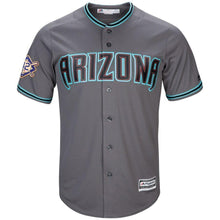 Load image into Gallery viewer, Arizona Diamondbacks Majestic 2019 Jackie Robinson Day Official Cool Base Jersey – Gray