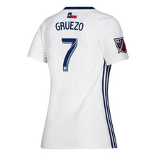 Load image into Gallery viewer, Carlos Gruezo FC Dallas Women&#39;s 2019 Secondary Player Jersey – White