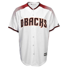 Load image into Gallery viewer, Arizona Diamondbacks Majestic Youth Offical Cool Base Jersey - White/Sedona Red