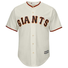 Load image into Gallery viewer, Buster Posey #28 San Francisco Giants Majestic Big &amp; Tall Cool Base Player Jersey - Cream