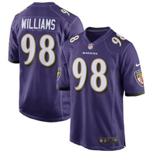 Load image into Gallery viewer, Brandon Williams Baltimore Ravens Nike Game Jersey - Purple