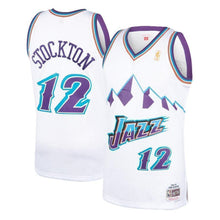 Load image into Gallery viewer, John Stockton #12 Utah Jazz 1996-97 Hardwood Classics Mens Swingman Jersey