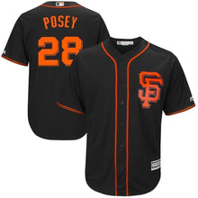 Load image into Gallery viewer, Buster Posey San Francisco Giants Majestic Cool Base Player Jersey - Cream