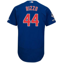 Load image into Gallery viewer, Anthony Rizzo Chicago Cubs Majestic Flex Base Collection Player Jersey - Royal/White