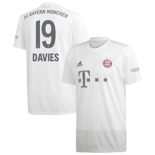 Alphonso Davies Bayern Munich 2019/20 Away Player Jersey – White