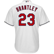 Load image into Gallery viewer, Michael Brantley Cleveland Indians Majestic Home Official Cool Base Player Jersey - White