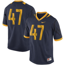 Load image into Gallery viewer, Cal Bears #47 Game Football Jersey - Navy