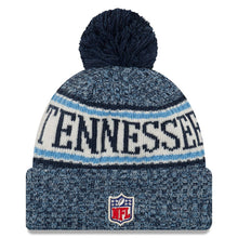 Load image into Gallery viewer, Tennessee Titans New Era 2019 Sideline Sport Knit Hat – Navy