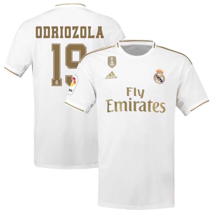 Álvaro Odriozola Real Madrid 2019/20 Home Player Jersey – White