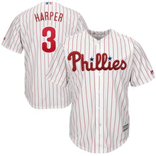 Load image into Gallery viewer, Bryce Harper Philadelphia Phillies Majestic Home Official Cool Base Player Jersey - White/Scarlet